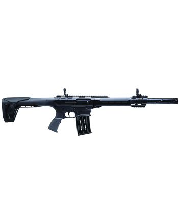 Charles Daly 930411 AR-12A12 Gauge Semi-Auto 3" 5+1 18.50" Black Steel Barrel, Black Picatinny Rail Aluminum Receiver, Black Adj w/Pistol Grip Synthetic Stock