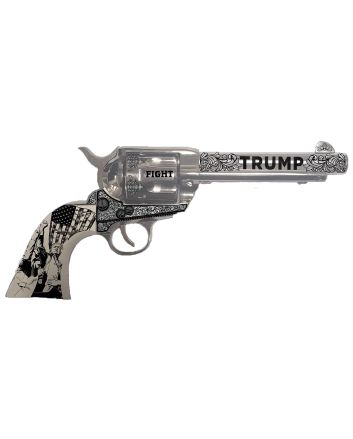 Traditions SAT73132FT 187345 Long Colt 6rd 5.50" Nickel White PVC Grip