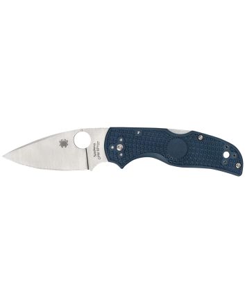 Spyderco C41PCBL5 Native 5 Lightweight 2.95" Folding Spear Point Plain CPM SPY27 SS Blade Cobalt Blue FRN Handle Includes Pocket Clip