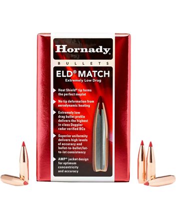 Hornady 245301 6mm .243 109gr Extremely Low Drag-Match 500 Per Box/6 Case