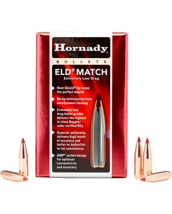 Hornady 263311 6.5mm .264 140gr Extremely Low Drag-Match 500 Per Box/6 Case
