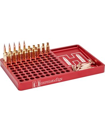 Hornady 480043 Reloading BlockRed 308 Win/6.5 Creedmoor Aluminum Capacity 100rd