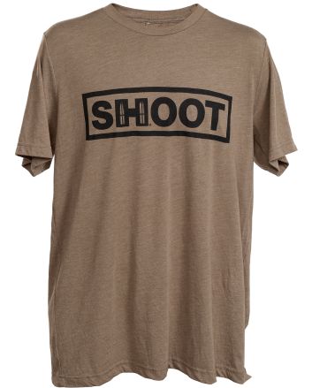 Hornady 99606L ShootBrown Tri-Blend Short Sleeve Large