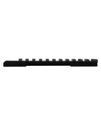 Weatherby J010001 Picatinny RailBlack Aluminum Weatherby Mark V Weaver Mount Magnum 9-Lug Action 20 MOA