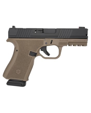 Black Rain Ordnance FL9MMFDEBLK Compact Frame 9mm 15+1 4" Stainless Steel Slide