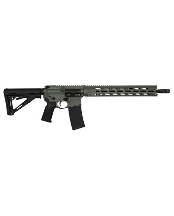 Diamondback DB1784K791 DB15 Obsidian 5.56 NATO 30+1 16" Black Nitride Threaded Barrel, Jungle Green Cerakote Picatinny Rail Aluminum Receiver, Magpul CTR Black Synthetic Stock &amp; Magpul MOE K2 Grip