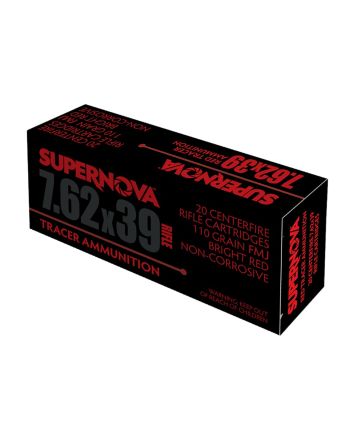 Piney Mountain Ammunition PMSN762R Red Tracer7.62mm 110gr Full Metal Jacket 20 Per Box/10 Case