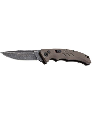 Boker 01BO483 Intention IIFolding Drop Point Plain D2 Steel Blade Brown G10 Handle