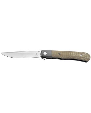 Boker 01BO930 Trapper3.23" Plain Nitro-V Blade Micarta Handle