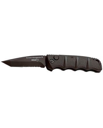 Boker 01KALS98Kalashnikov Pocket 2.52" Tanto Plain D2 Steel Blade Black Aluminum Handle
