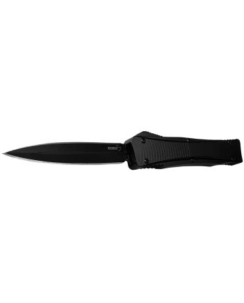 Boker 06EX244 3.39" Double Edge Dagger Plain Black D2 Steel Blade Aluminum Handle