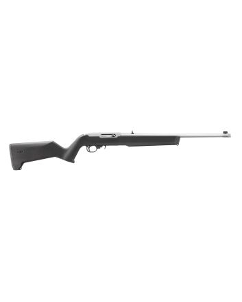 Ruger 31217 10/2222 LR 10+1 18.50" Clear Satin Threaded Barrel, Drilled &amp; Tapped Receiver, M-LOK Forend, Black Magpul MOE X-22 Synthetic Stock