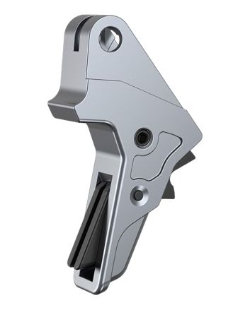 Tyrant CNC TDMPTRIGFSCGREY/BLK Gray Fits S&amp;W M&amp;P Full-Size &amp; Compact