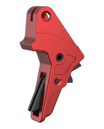 Tyrant CNC TDMPTRIGFSCRED/BLK Red Fits S&amp;W M&amp;P Full-Size &amp; Compact