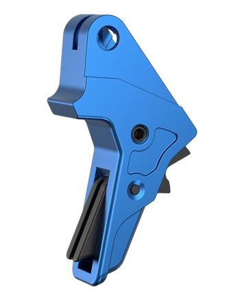 Tyrant CNC TDMPTRIGFSCBLUE/BLK Blue Fits S&amp;W M&amp;P Full-Size &amp; Compact
