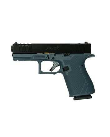 Great Lakes Firearms GL19BLU Striker9mm 15+1 4" Front/Rear Serrations Cerakote Blue Titanium
