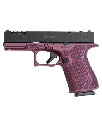 Great Lakes Firearms GL19CHY Striker9mm 15+1 4" Front/Rear Serrations Cerakote Black Cherry