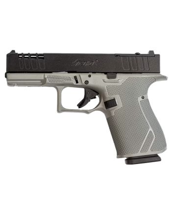 Great Lakes Firearms GL19SRK Striker9mm 15+1 4" Front/Rear Serrations Cerakote Bull Shark Gray