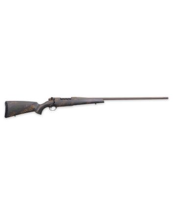 Weatherby MBC20N300PR8B Mark V Backcountry 2.0 300 PRC 3+1 28" Patriot Brown Cerakote Fluted Barrel/Peak 44 Blacktooth Carbon Fiber w/ Dark Green/Brown Sponge Stock