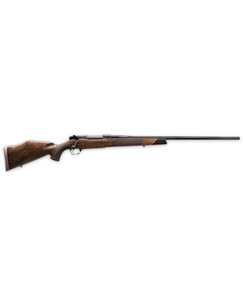 Weatherby MDX01N240WR4O Mark V Deluxe 240 Wthby Mag 4+1 24" High Gloss Fluted Barrel, High Gloss Blued Drilled &amp; Tapped Stainless Steel Receiver, Fixed Gloss Walnut Stock, Right Hand