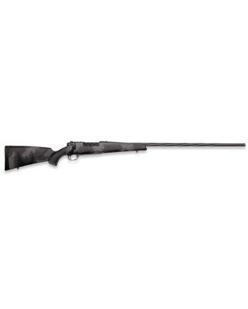 Weatherby MLW01N7M8RR4B Mark V Live Wild 7mm-08 Rem 4+1 24" Carbon Gray Cerakote Spiral Fluted Barrel Black/Gray Sponge Pattern/Polymer Stock