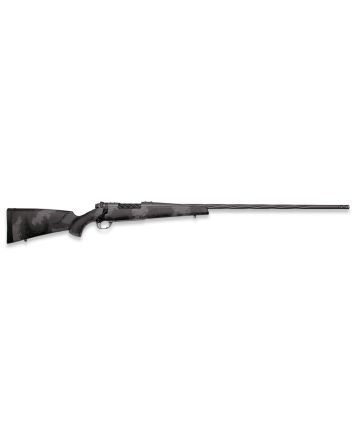 Weatherby MLW01N7MMBR2B Mark V Live Wild 7mm BC Carbon Gray Cerakote Spiral Fluted Barrel Black/Gray Sponge Pattern/Polymer Stock