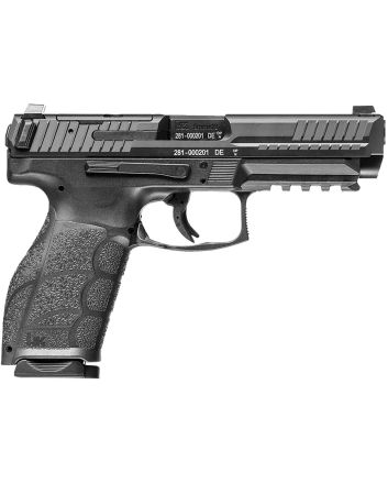 HK 81001057 VP9A1 K Compact Frame 9mm Luger 15+1 4.09" Black Steel Barrel, Black Optic Ready/Serrated Steel Slide, Black Polymer Frame w/Picatinny Rail, Black Polymer Grip, Ambidextrous