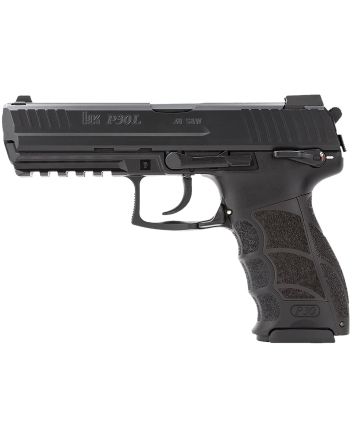 HK 81001095 P30L V3 40 S&amp;W 13+1 4.45" Black Polygonal Rifled Barrel, Black Cerakote Long/Serrated Steel Slide, Black Polymer Frame, w/Picatinny Rail, Black Interchangeable Backstrap Grip, Ambidextrous