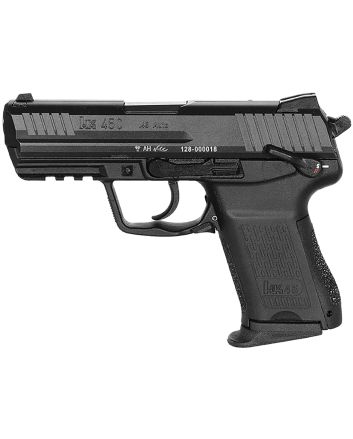 HK 81001111 HK45C V1 Compact Frame 45 ACP 8+1 3.94" Black Polygonal Rifled Barrel, Black Serrated Steel Slide, Black Polymer Frame w/Picatinny Rail, Black Interchangeable Backstrap Grip, Ambidextrous