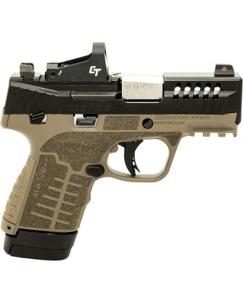 Savage Arms 67057 Stance XR 9mm 13+1 3.20" Natural Black Nitride Ported Stainless Steel Slide FDE Glass Filled Nylon Grip Ambidextrous