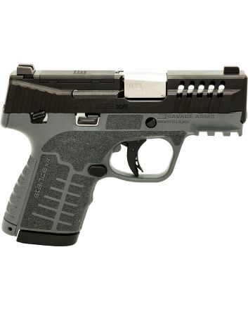Savage Arms 67058 Stance XR 9mm 13+1 3.20" Natural Black Nitride Ported Stainless Steel Slide Gray Glass Filled Nylon Grip Ambidextrous