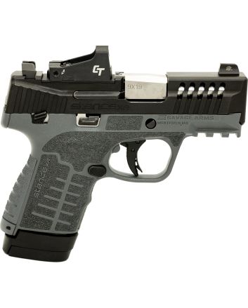 Savage Arms 67060 Stance XR 9mm 13+1 3.20" Natural Black Nitride Ported Stainless Steel Slide Gray Glass Filled Nylon Grip Ambidextrous