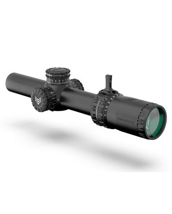 Swampfox Optics ARH11024B ArrowheadBlack 1-10x 24mm 30mm Tube Guerrilla Dot BDC Reticle