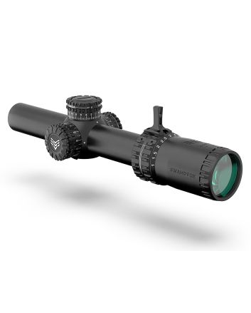 Swampfox Optics ARH11024GB ArrowheadBlack 1-10x 24mm 30mm Tube Guerrilla Dot BDC Reticle