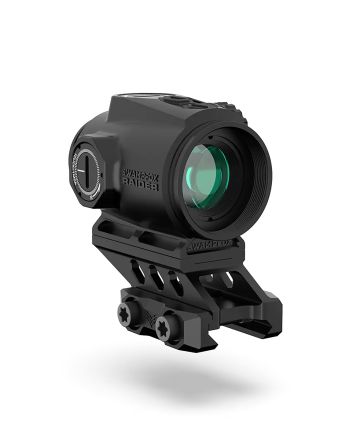 Swampfox Optics RMPS120RB Raider Micro Prism Black 1x 20mm Tube 6 MOA Green Dot Reticle Red Laser
