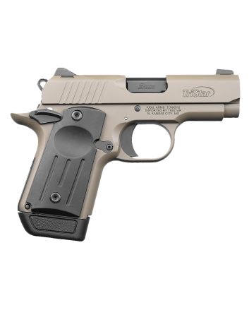 TriStar 85708 Protege XSub-Compact Frame 9mm Luger 7+1 3.20" Black Steel Barrel, Flat Dark Earth Cerakote Serrated Steel Slide, Flat Dark Earth Cerakote Frame, Black Polymer Grip