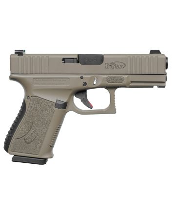 TriStar 85772 Apoc9mm Luger 15+1 4.02" Black Steel Barrel, Flat Dark Earth Cerakote Serrated Steel Slide &amp; Polymer Frame w/Accessory Rail, Textured Grip