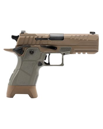Oa Defense OA2311CMPTPLSHDSSTD17 2311 Compact Plus Kit 9x19 17rd 4.25" Black DLC High Desert Sage Optic Ready 17-4 Stainless Steel Slide High Desert Sage Polymer Grip Ambidextrous