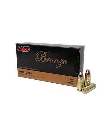 PMC 9H 9mm 147gr Full Metal Jacket 50 Per Box/20 Case