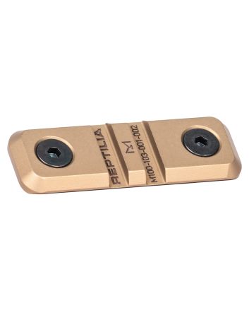 Reptilia LLC 100280 Low Profile M-Lok Rail Mount FDE 7075-T6 Aluminum