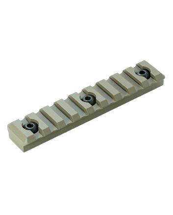 Timber Creek Outdoors M9SPRFDE M-LOK 9 Slot Picatinny RailFDE Aluminum Fits AR-Platform