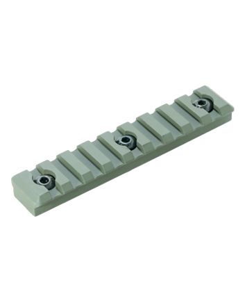 Timber Creek Outdoors M9SPROD M-LOK 9 Slot Picatinny RailOD Green Aluminum Fits AR-Platform
