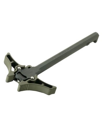 Timber Creek Outdoors AR10AMBICHOD Enforcer Charging Handle AR-10 OD Green Billet Aluminum Ambidextrous