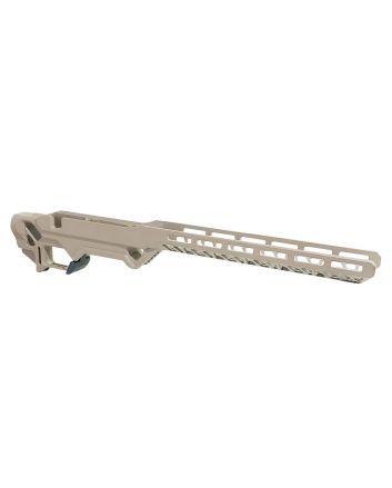 Timber Creek Outdoors ERCR7SAFDE Enforcer Rifle Chassis Flat Dark Earth Aluminum SA Rem700 Action Right