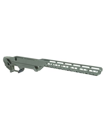 Timber Creek Outdoors ERCR7SAOD Enforcer Rifle Chassis OD Green Aluminum SA Rem700 Action Right