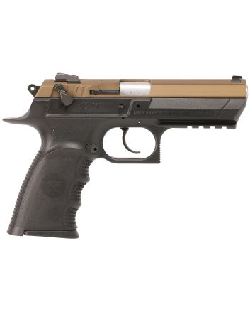Magnum Research BE94133RLBB Baby Eagle III40 S&amp;W 12+1 4.43" Burnt Bronze Carbon Steel Slide Black Textured