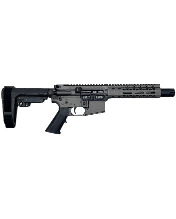 Black Rain Ordnance BRO24102501 Spec15556 NATO 7" Black Nitride Steel Barrel, Tungsten Gray Cerakote Receiver, Black Stock