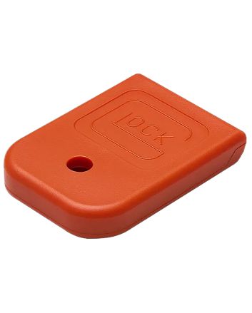 Glock 50965Floor Plate Fits Glock 17/19/19X/22/23/24/26 Orange Polymer