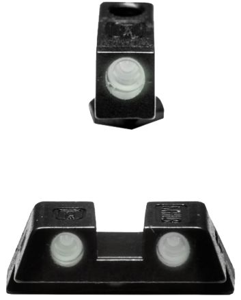 Glock 39928 Green Night Sight Black Frame Fits Glock 42/43
