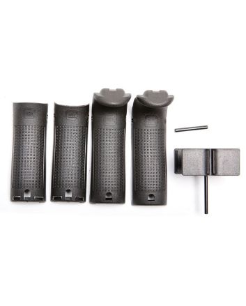 Glock 30820Backstrap/Beavertail Set Black Polymer